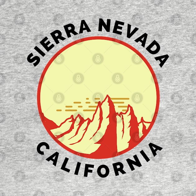 Sierra Nevada California - Sierra Nevada Ski Snowboard Mountain California Yosemite Travel by Famgift